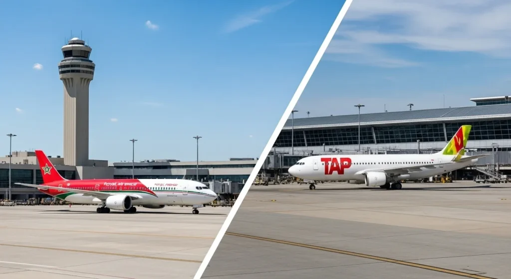 JFK airport new york for direct flights, EWR Newark airport for morocco connections, new york departure airports