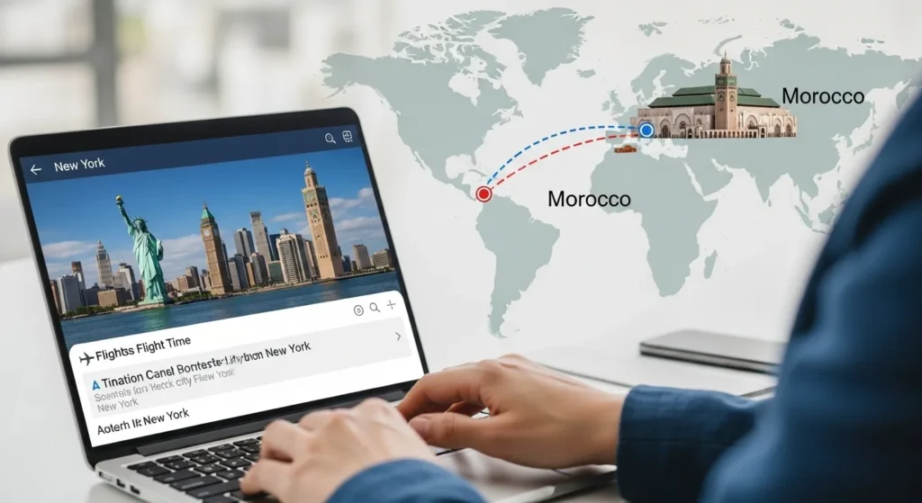 nyc to casablanca