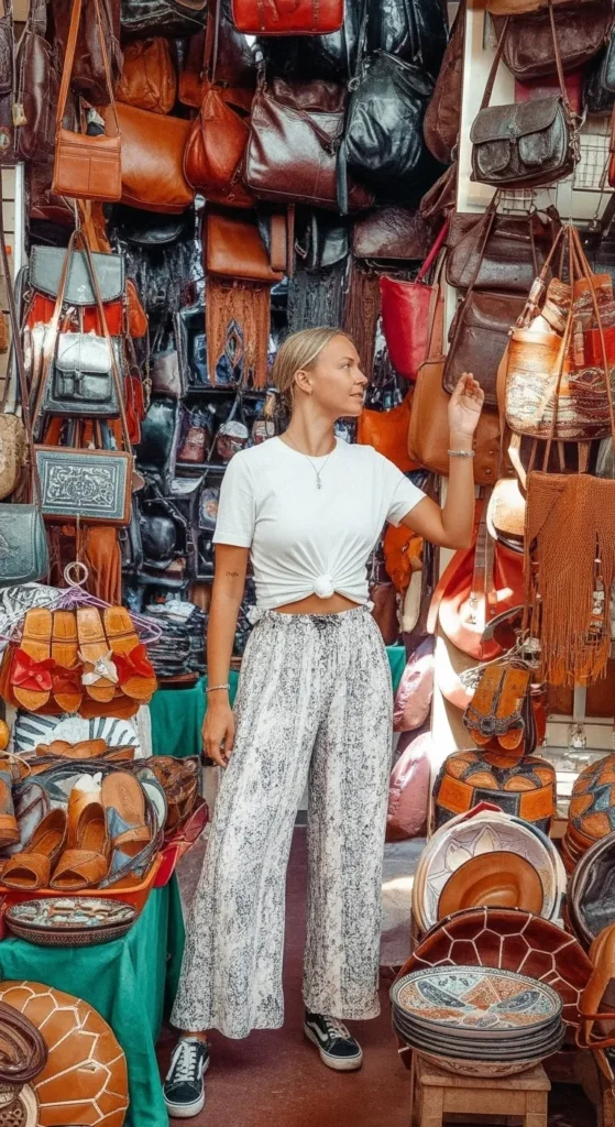 Colorful spice stalls in Agadir's bustling Souk El Had market