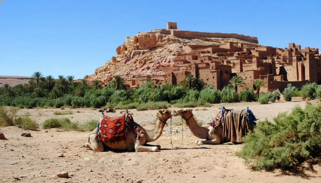 Visual comparison table summarizing Morocco itineraries for 7, 10, and 14 days, detailing included destinations.